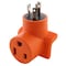 Ac Works Plug Adapter, 6-50R, L6-30P, 6-50P, L6-30P, 0 ft., Orange WDL630650 - alternate 1
